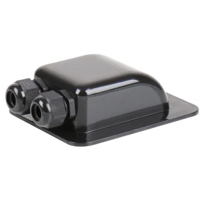 BASE PASA CABLES CARAVANAS 2 ENTRADAS NEGRO 260181