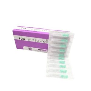 Aguja Mesoterapia 33G de 0,12x12mm caja de 100 Agujas